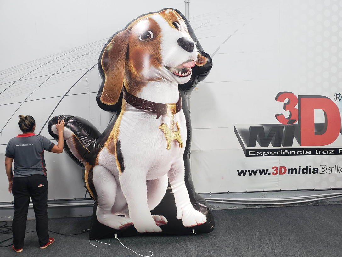 mascote inflavel